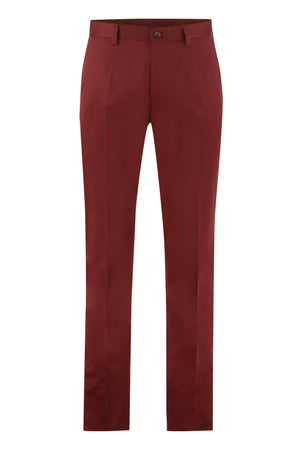 Cotton tailored trousers-0